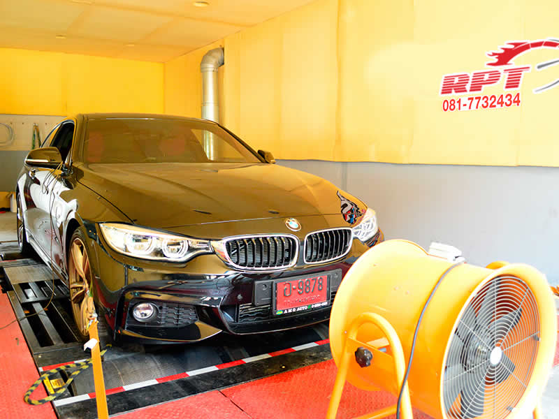 BMW 420d on RPT dyno in Bangkok Thailand