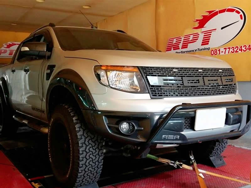 Ford Ranger 3.2 on RPT dyno in Bangkok Thailand