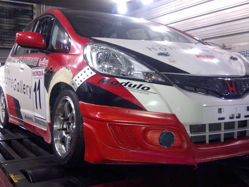 Honda Jazz on RPT dyno in Bangkok Thailand