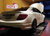 2014 Mercedes c180 W204 on dyno ready for ECU Remapping at Ritter Performance Tuning Thailand