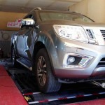 Nissan Navara NP300 2015 on dyno ready for ecu remapping