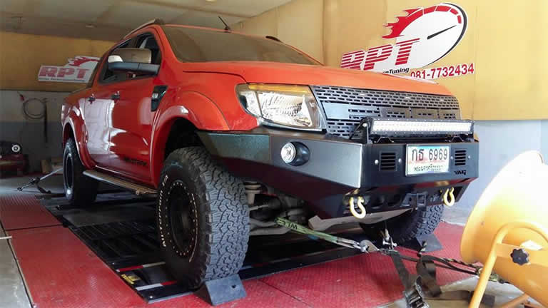 Ford Ranger T6 3.2L 2012 at Ritter Performance Tuning Thailand