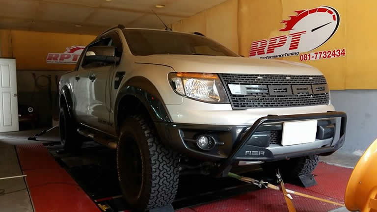 Ford Ranger T6 3.2L 2014 at Ritter Performance Tuning Thailand