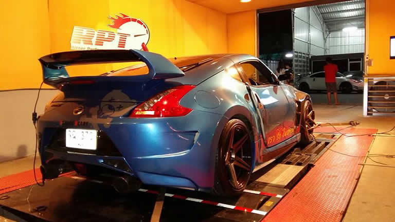 Nissan Nismo 370Z 2014 on dyno Ritter Performance Tuning Thailand