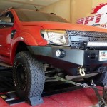 T6 Ford Ranger 2010 on dyno for ECU Remapping
