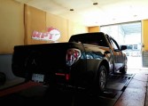 2006 Mitsubishi Triton 2.5L MT on dyno during ECU Remapping