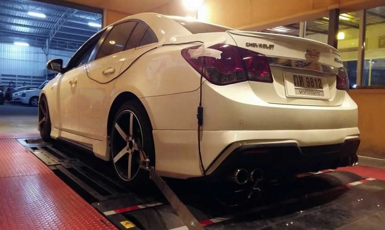 2011 Chevrolet Cruze 1.8L ECU remapping on RPT Dyno Thailand