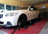 2012 BMW F10 running on the dyno