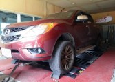 2012 Mazda BT50 2.2L MT ECU Remapping on dyno