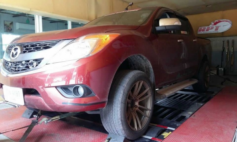 2012 Mazda BT50 2.2L MT ECU Remapping on dyno