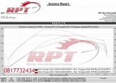 ECU remapping results for Porsche Cayene 2012 at RPT ECU Thailand