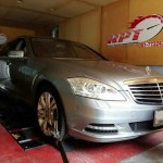 2013 Mercedes S350 on dyno for ecu remapping