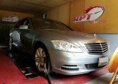 2013 Mercedes S350 on dyno for ecu remapping