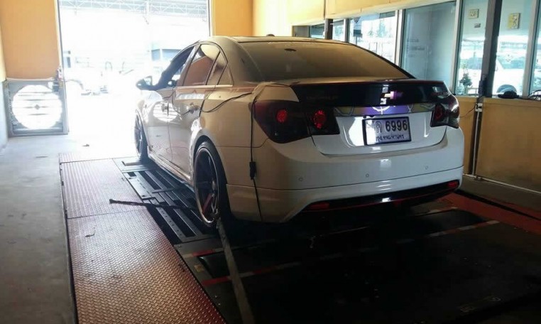 Chevrolet Cruze 1.8L 2011 on dyno for ecu remapping at RPT Thailand