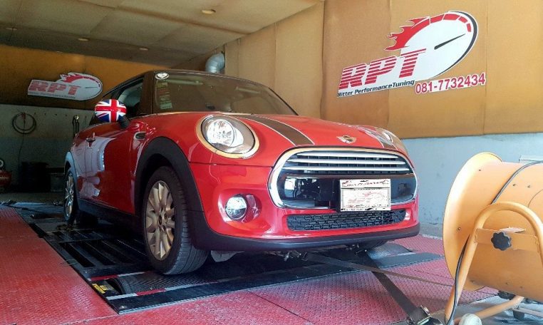 2015 Mini Cooper D On Dyno During ECU remap by RPT Ritter Performance Tuning