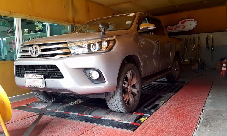 2016 Toyota Revo 2.8L having an ecu remapp at RPT ECU Thailand