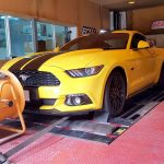 Mustang 2.3L ecoboost during remapping at RPT Tuning Bangkok Thailand